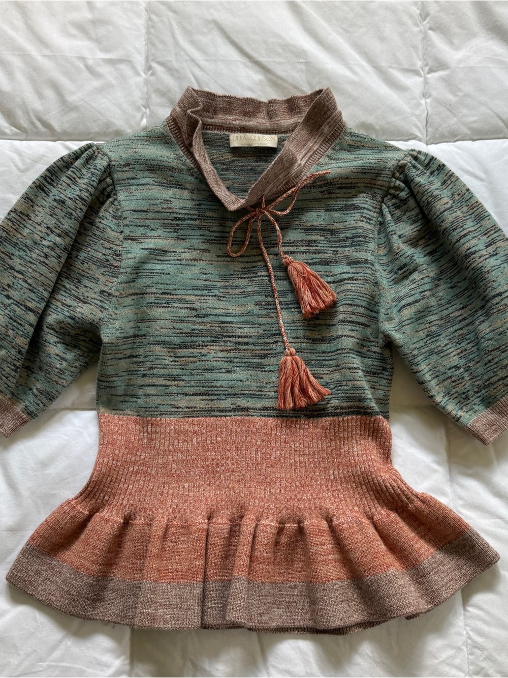 Ulla Johnson Ava Color-Block Knit Top